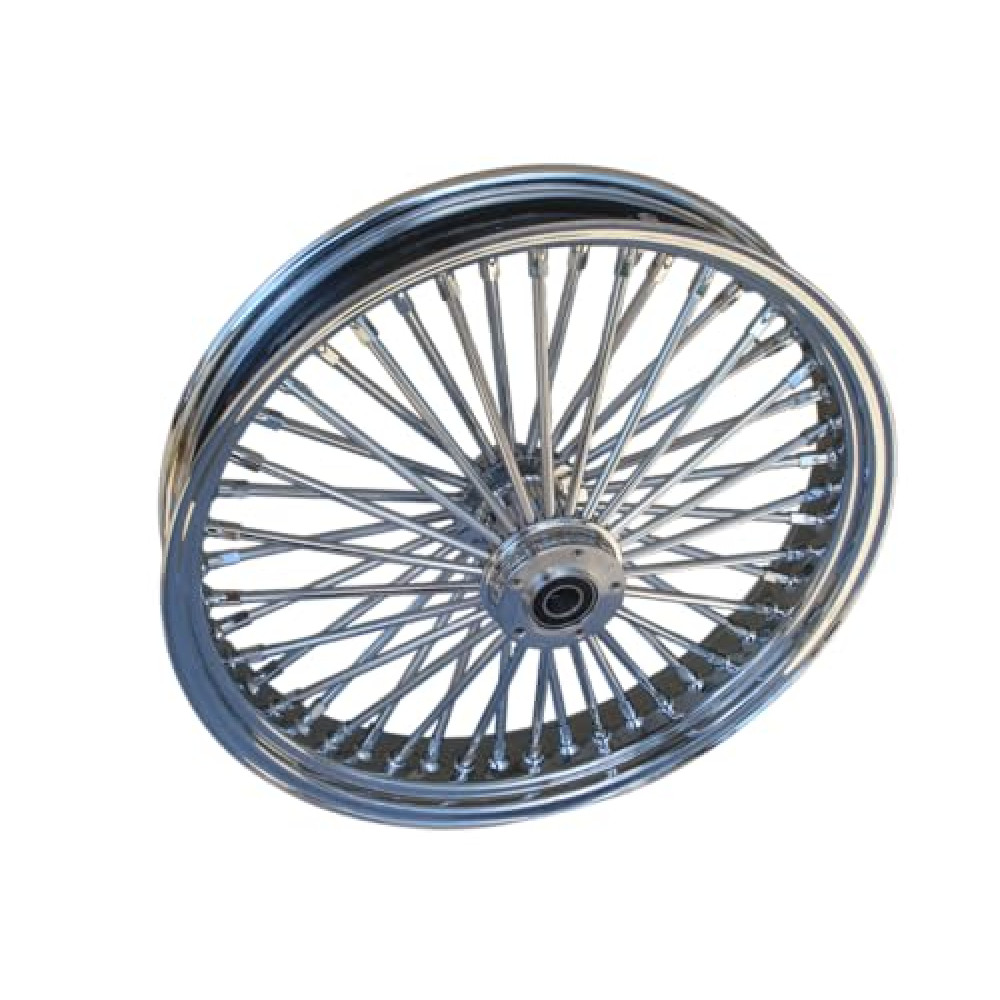 KCINT 21X3.5 FAT SPOKE DUAL DISC FRONT WHEEL FOR HARLEY FLT TOURING BAGGERS 2000-07