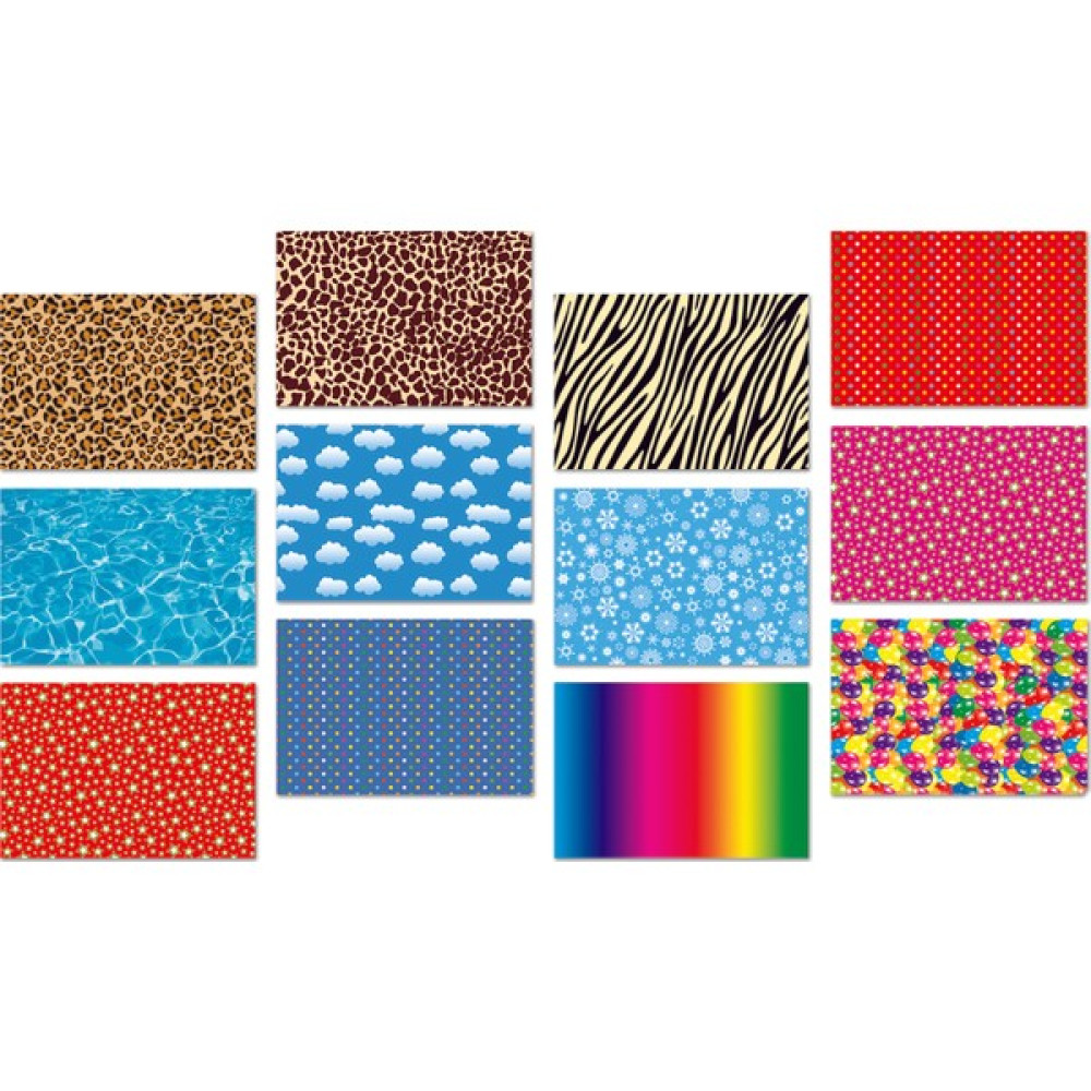 K.Color 50*70 12Li Krş.Desenli Fon Kartonu Dosya Fiyatı