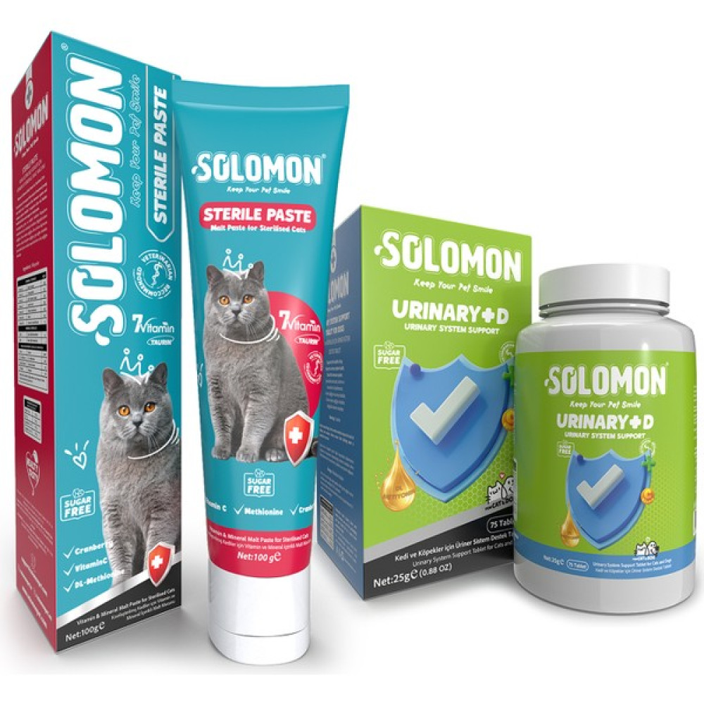 Kedi 2'li Set (Urinary & Sterile Paste) Evcil Hayvan Ürünleri Fiyatı