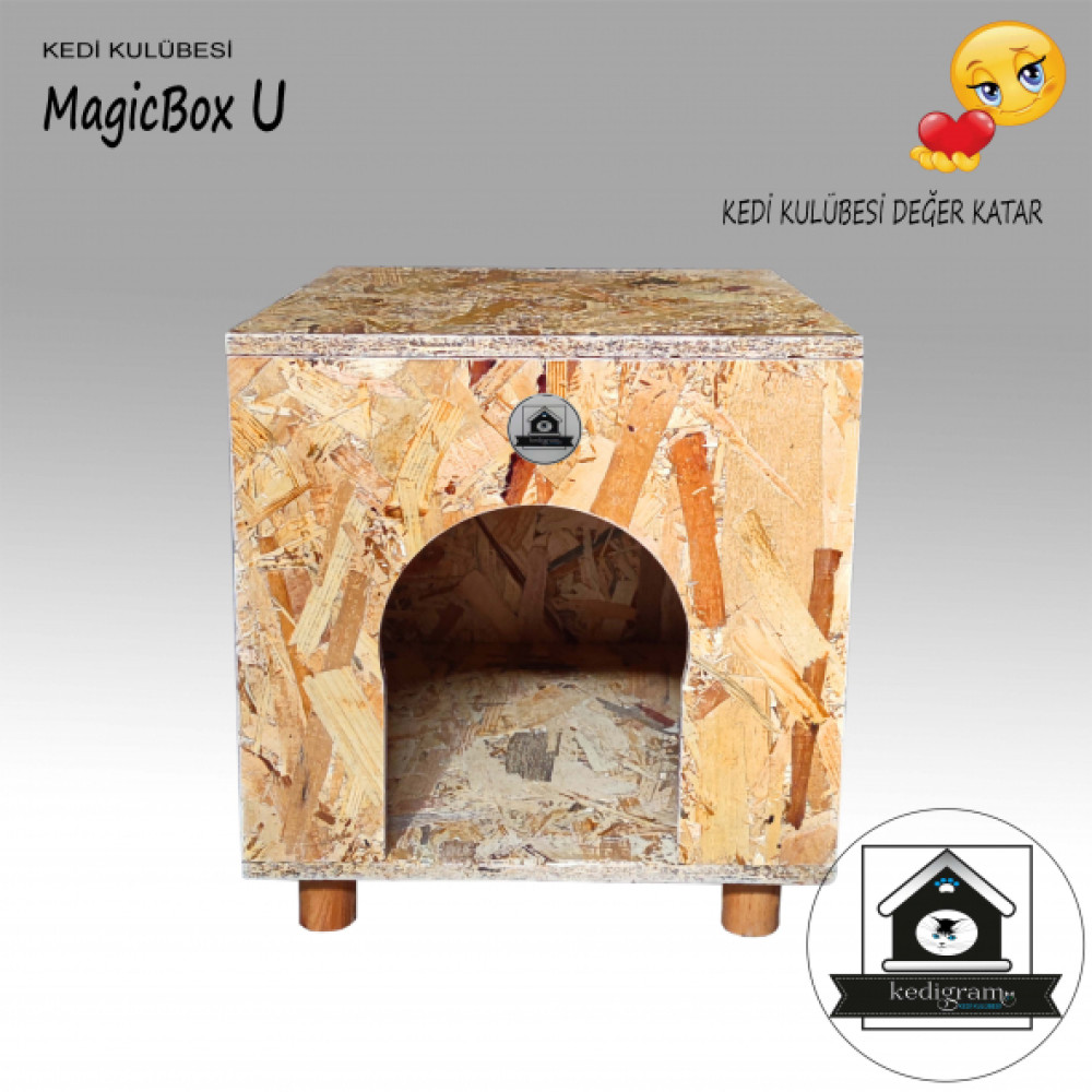 Kedi Evi - Kedi Kulubesi Magicbox U Plus Evcil Hayvan Ürünleri Fiyatı