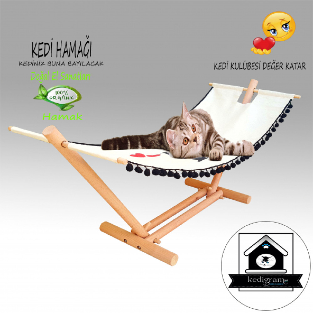 Kedi Hamagi - Hamak Yatak - Kedi Evi - Kedi Yatagi - Oyun Alani Evcil Hayvan Ürünleri Fiyatı