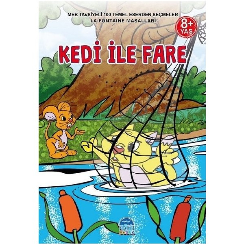 Kedi İle Fare-3.Sınıf 100 Temel Eserden Seçmeler -  Jean De La Fontaine Çocuk Öykü Fiyatı