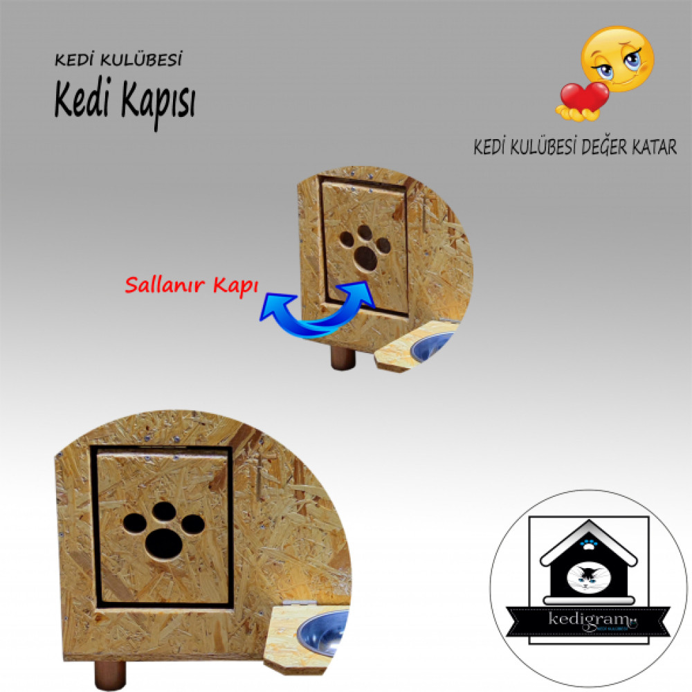 Kedi Kapisi (Kedi Kulubesi Kapisi) Evcil Hayvan Ürünleri Fiyatı