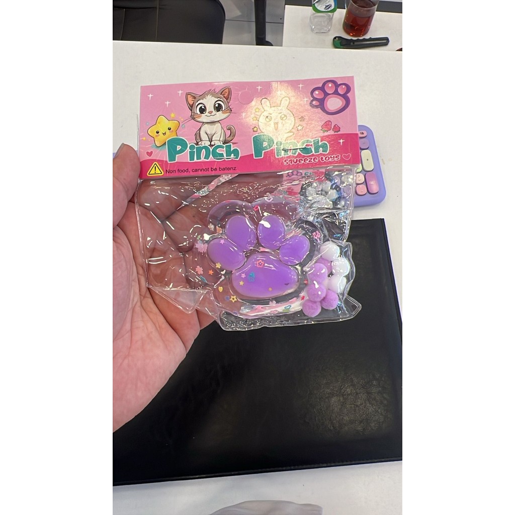 Kedi Pati Patisi Taba Mor Şeffaf Fu Fu Moj Moj Yumuşak Squishy Stress Oyuncak Sukuşi Pullu Anne Bebek Oyuncak Fiyatı
