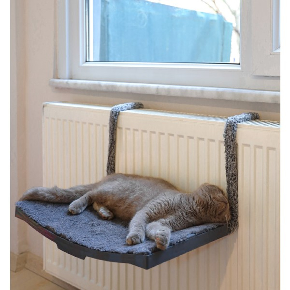 Kedi Petek Kalorifer Radyatör Yatağı Askılı Kedi Yatağı Hamağı TERASI47X 27,5 cm 18 kg - Antrasit Evcil Hayvan Ürünleri Fiyatı