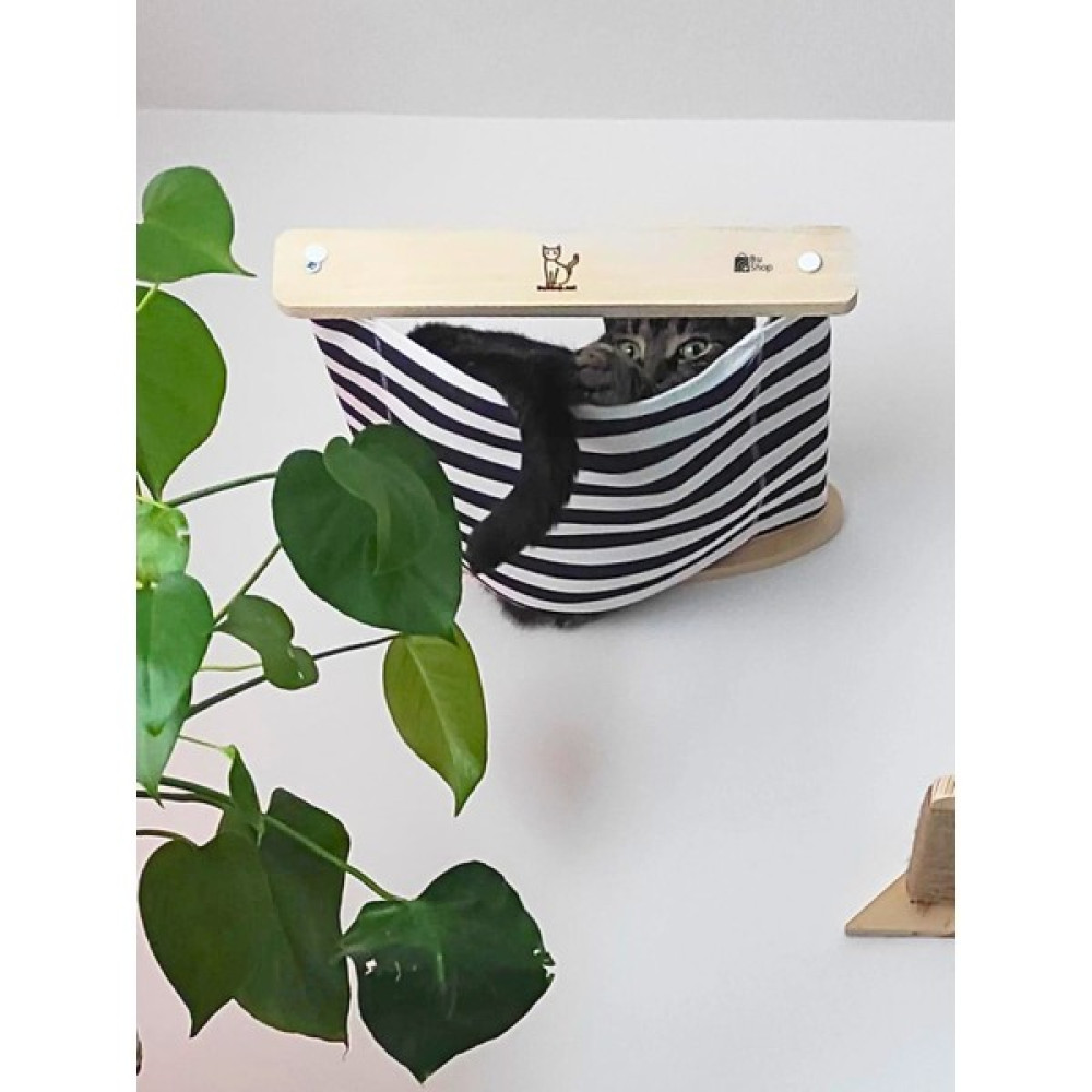 Kedi Yuvası, Kedi duvar yatağı, Kedi Yatağı, Kedi hamağı, Ahşap Modern Set, BuShop Black Zebra Serisi - Siyah Evcil Hayvan Ürünleri Fiyatı