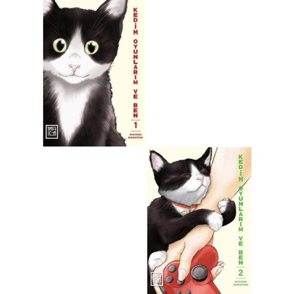 Kedim Oyunlarım ve Ben 1. ve 2. Ciltler Manga Seti - Wataru Nadatani Çizgi Roman Fiyatı