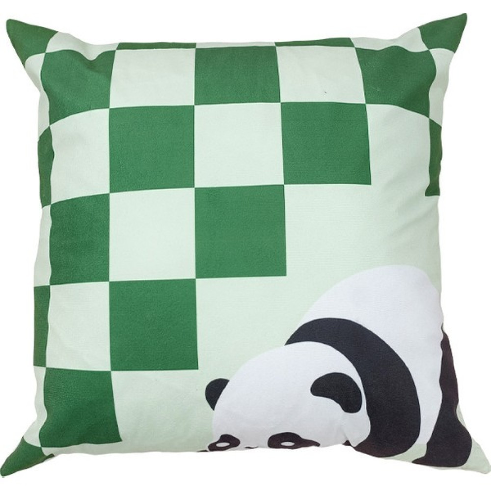 Keelias Peluş Çizgi Film Panda Arkalık Yastık Kılıfı Kanepe Oturma Odası Yatak Başı Kare Yastık Kılıfı Yastık Çekirdek(Yurt Dışından) - 45 cm - Yeşil Kırlent / Mobilya Yastığı Fiyatı