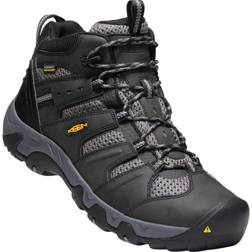 Keen Koven Mid Wp M-Black/steel Grey - Su Geçirmez Erkek Yürüyüş Botu - Gri Trekking Ayakkabısı & Botu Fiyatı