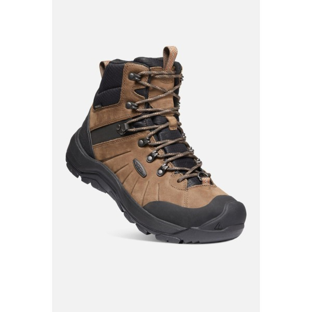 Keen Revel 4 Mid Polar M-Dark Earth/caramel - Su Geçirmez Erkek Kar Botu - Açık Kahverengi Trekking Ayakkabısı & Botu Fiyatı