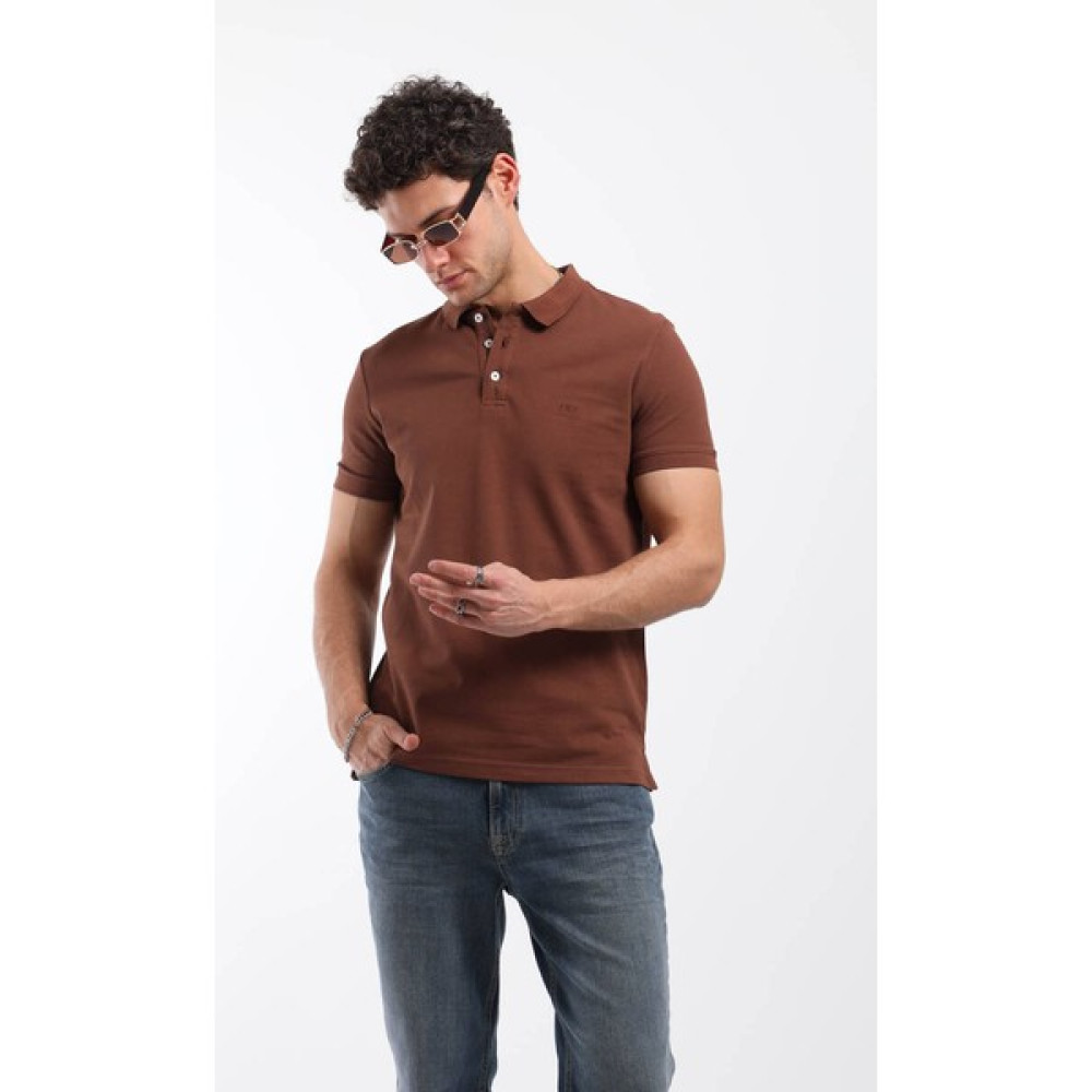 Keep Out Erkek Polo Yaka Tişört Kahverengi Erkek T-shirt Fiyatı
