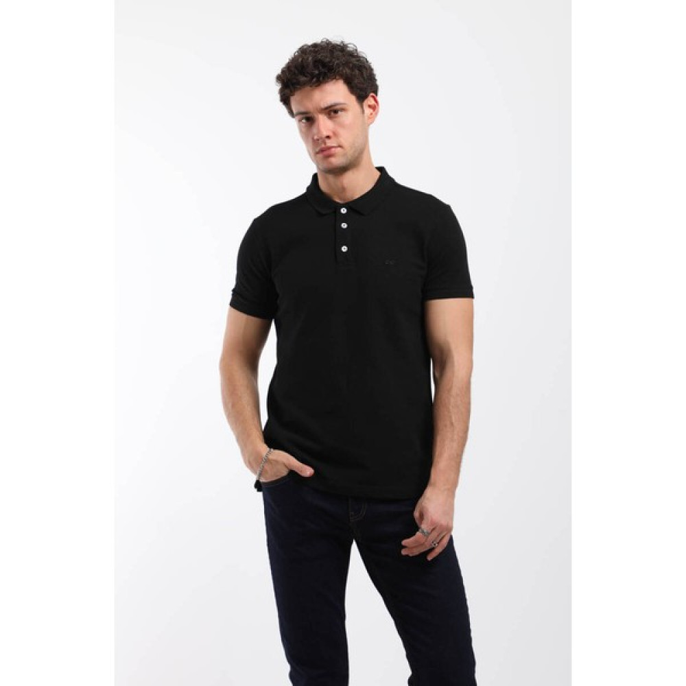 Keep Out Erkek Polo Yaka Tişört Siyah Erkek T-shirt Fiyatı
