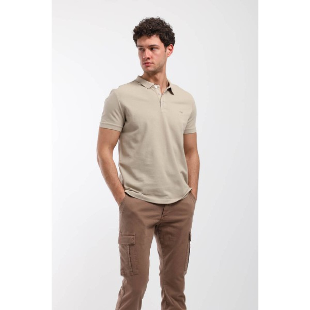 Keep Out Erkek Polo Yaka Tişört Vizon Erkek T-shirt Fiyatı