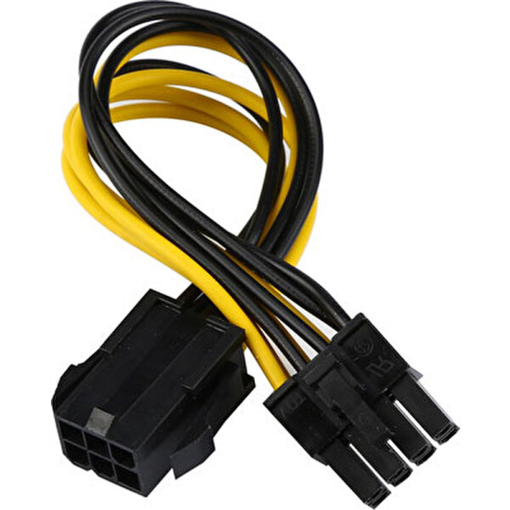 Keepro 6 pin to 8 pin pcı express ekran kartı power çevirici kablo Seri & Paralel Kablo Fiyatı