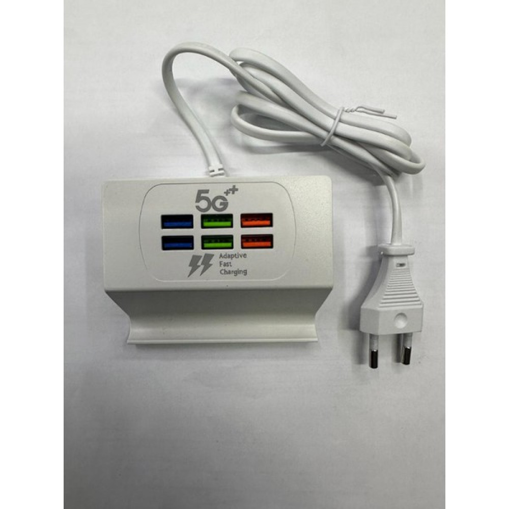 Keepro 6 Port USB Cep Telefonu Koyma Standlı Şarj Istasyonu - Beyaz Cep Telefonu Şarj Cihazı Fiyatı