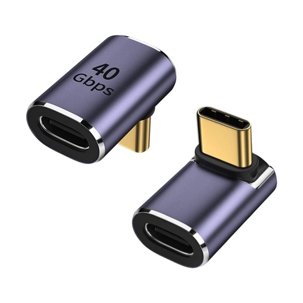 Keepro 90 derece type-c çevirici 90 derece typec usb 4 40 mbps - 1 m - 0 - Siyah Bilgisayar Çevirici ve Adaptörü Fiyatı
