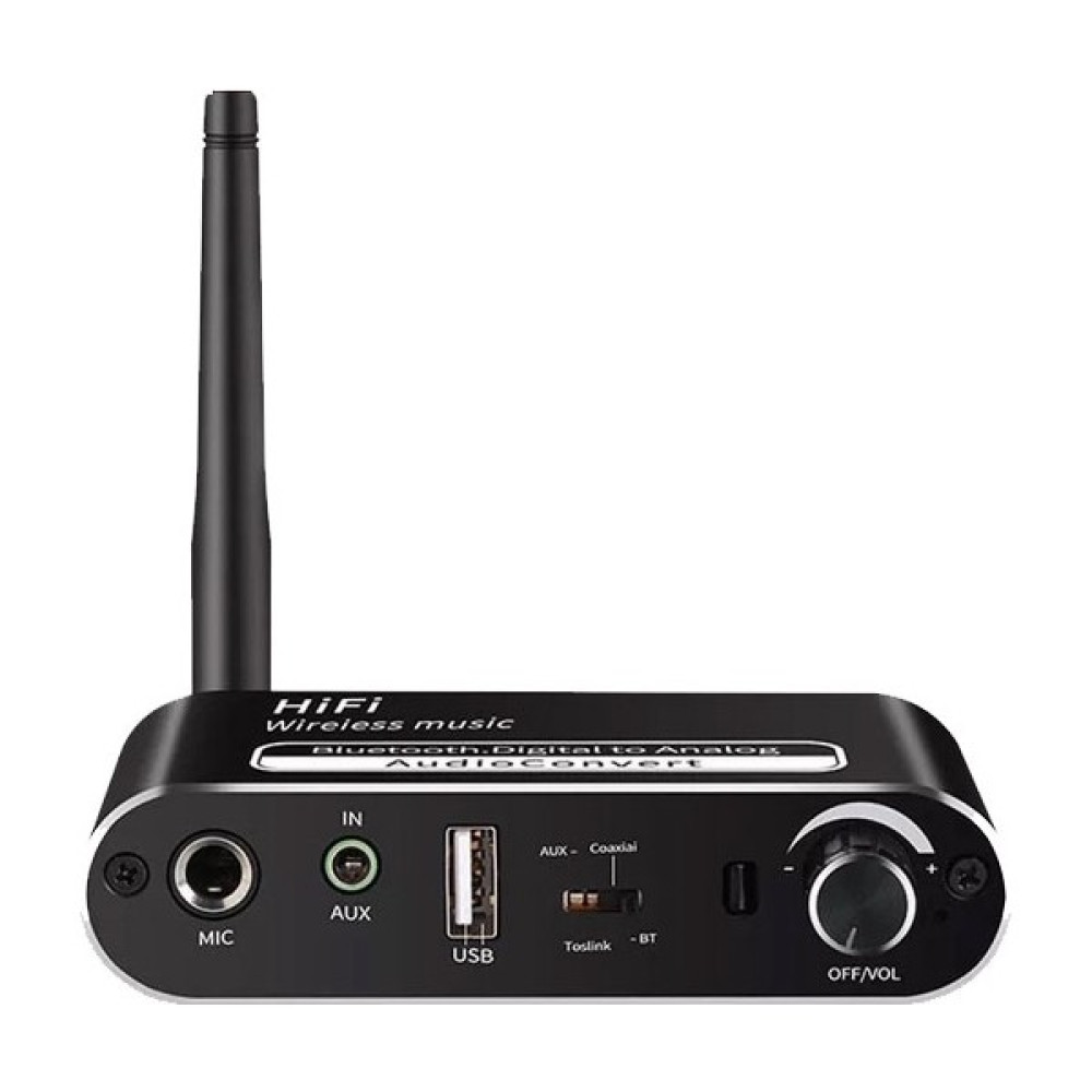 Keepro Bluetooth 5.1 Alıcı Verici Kablosuz Ses Adaptörü Optik Fiber Rca Dac Dönüştürücü - Siyah Modem Fiyatı