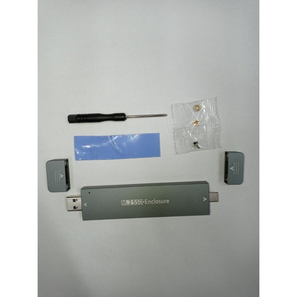 Keepro M.2 Nvme To Type C 3.1 - USB Çift Taraflı Alüminyum SSD Kutusu (Boş Kutu) - Gri HDD Kutuları Fiyatı
