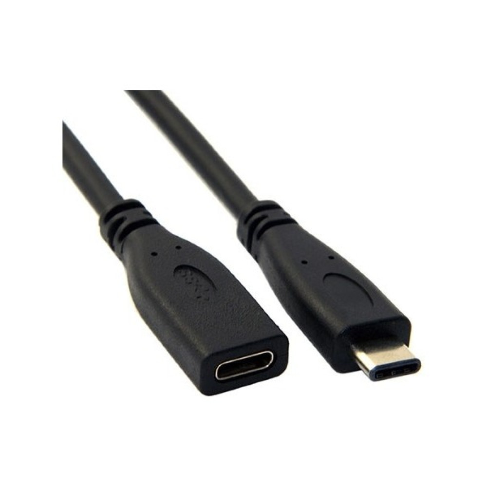 Keepro Type C USB 3.1 Dişi / Erkek Uzatma Kablosu 1m - Siyah Seri & Paralel Kablo Fiyatı