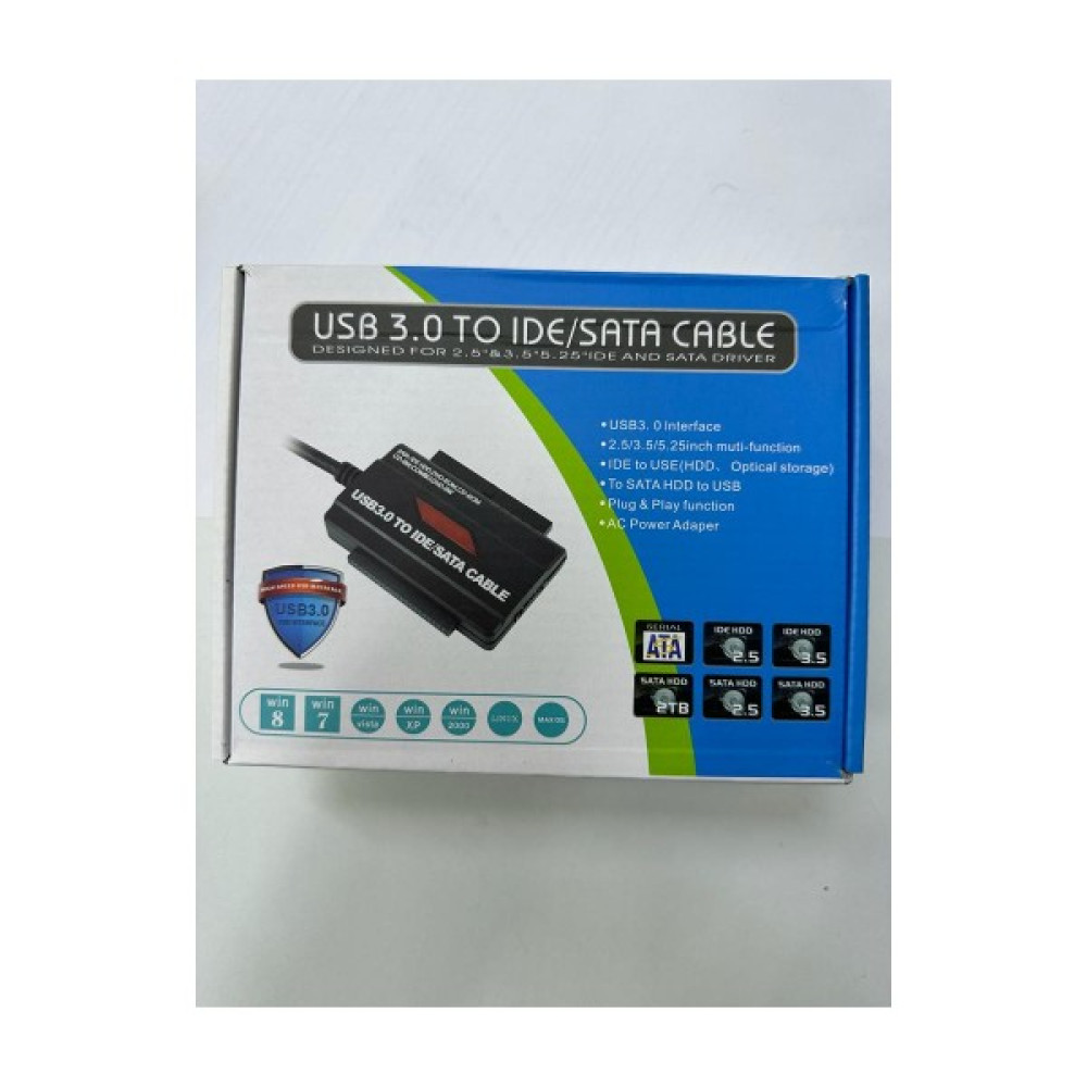 Keepro USB 3.0 Ide Sata Adaptör USB 3.0 Harddisk Bağlantı Kablosu Ide Harici Harddisk Kablosu - Gri - 1 m Görüntü Kablosu Fiyatı
