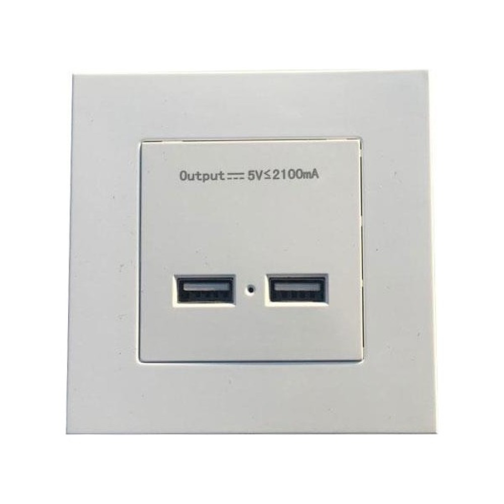 Keepro USB Duvar Tipi Priz 2 Port USB 2.0 Priz 5V 2100MA Prizler Fiyatı