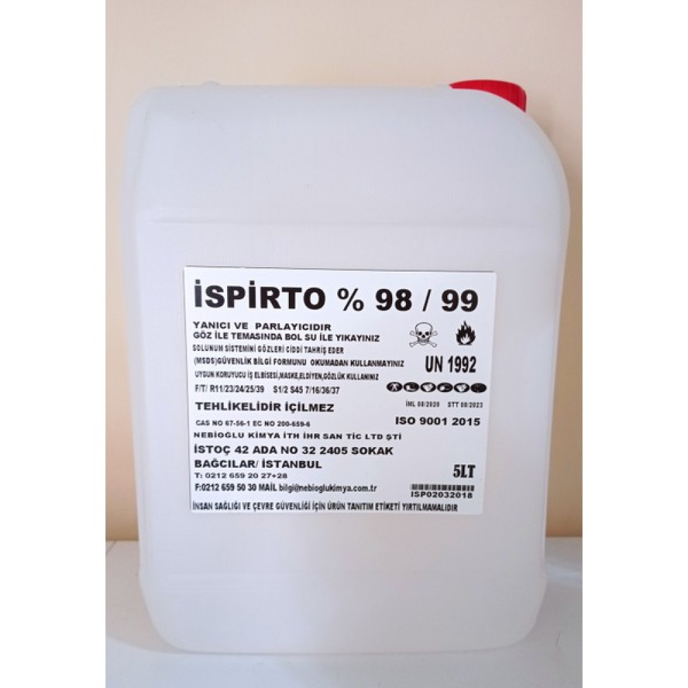 Keepsake Ispirto %99,9 Saflıkta 5 Lt Şeffaf Elektrikli El Aletleri Fiyatı
