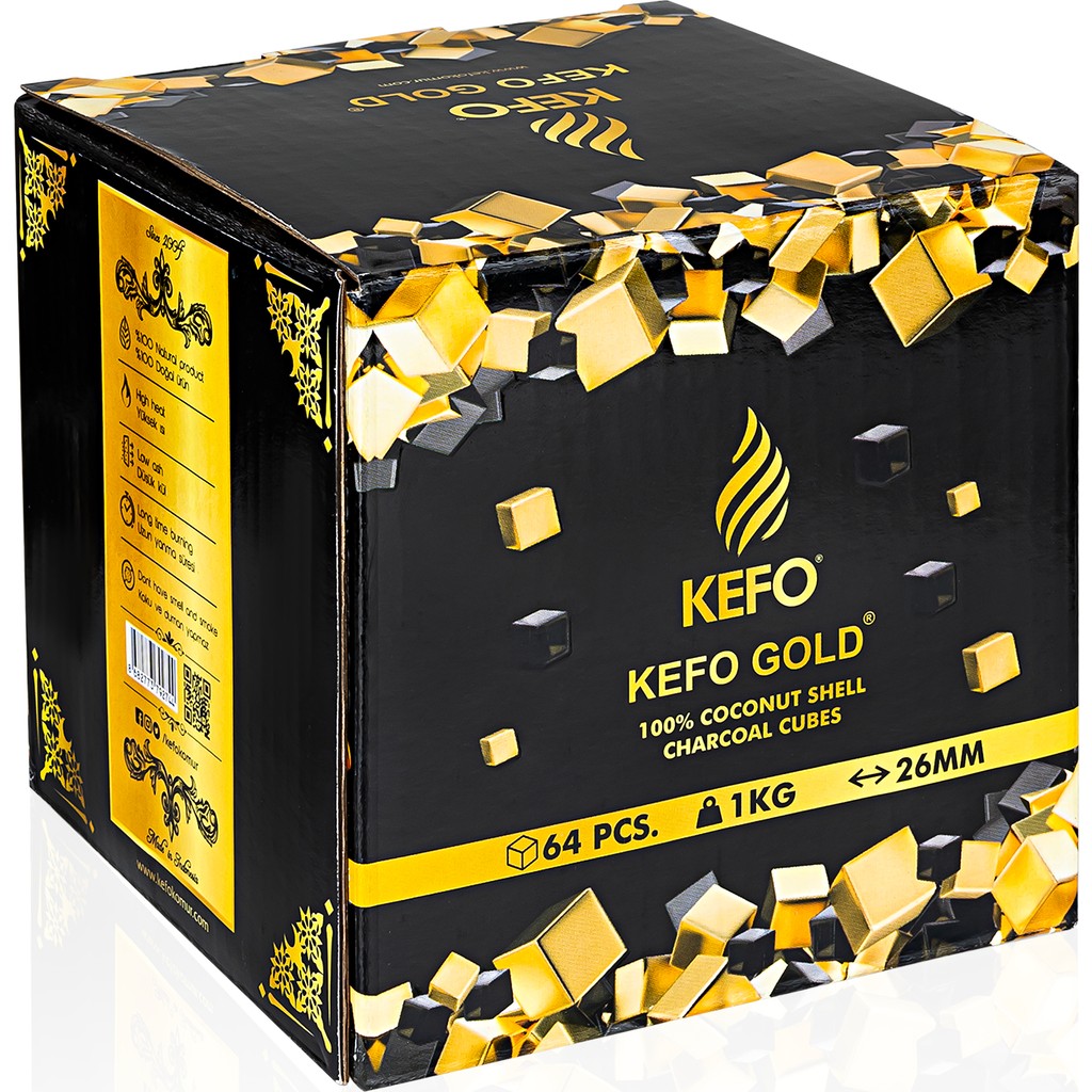 Kefo Gold 26 mm 1 Kg %100 Doğal Hindistan Cevizi Nargile Kömürü Kokusuz ve Dumansız Evcil Hayvan Ürünleri Fiyatı