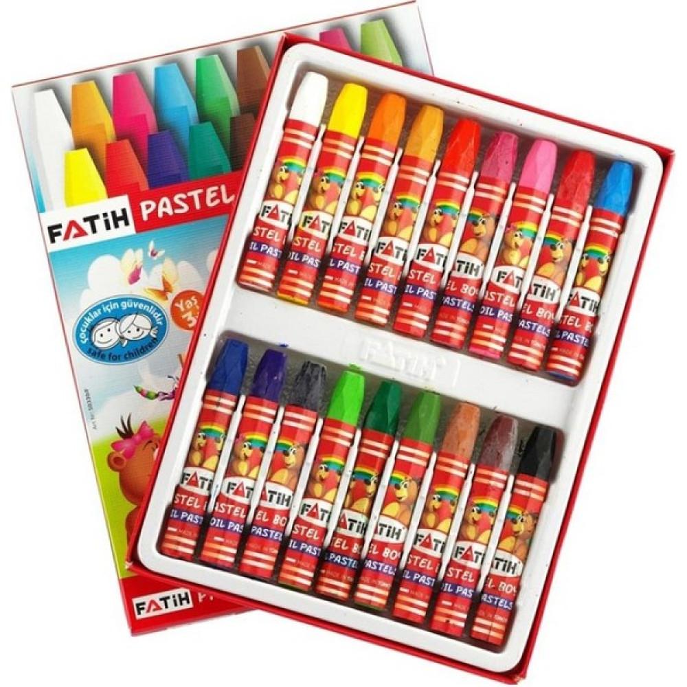 Kelebek Fatih Pastel Boya 18 Renk Kuru Boya Kalemi Fiyatı