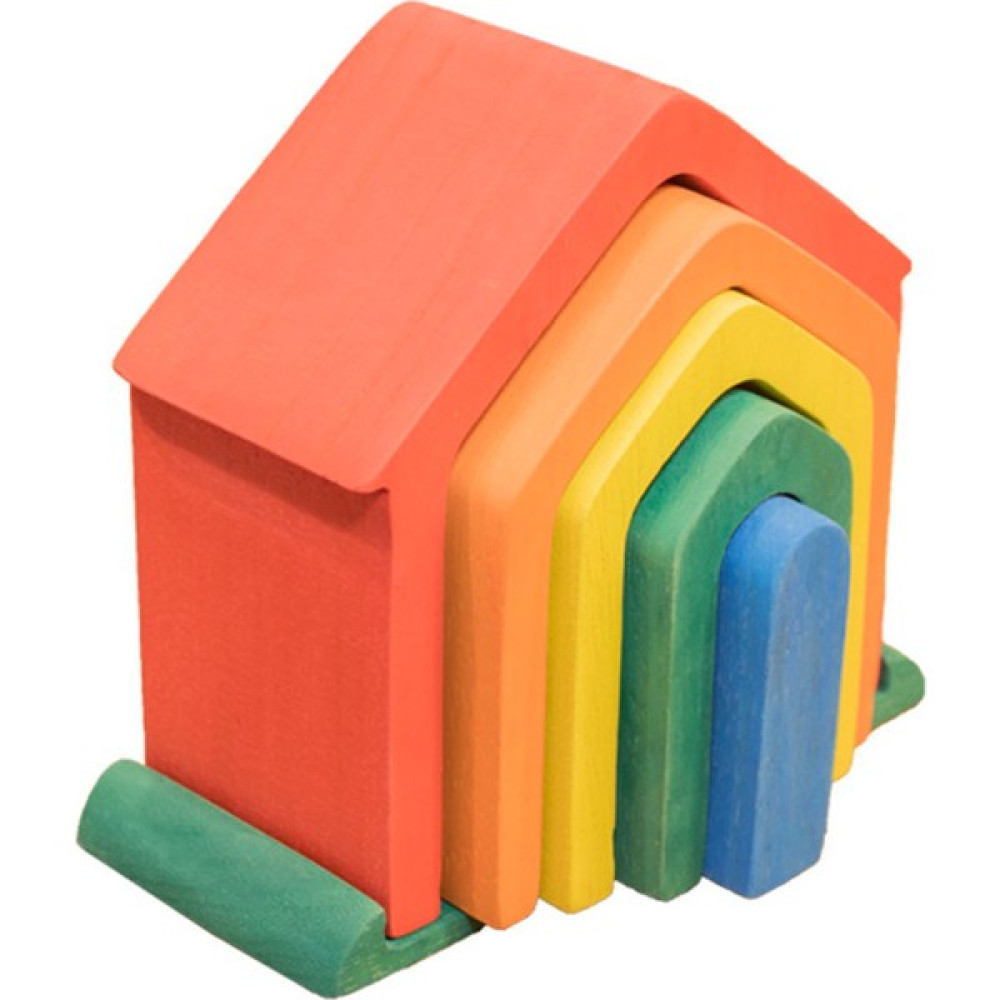Kelebek Kids Waldorf Oyuncak Ahşap Gökkuşağı Ev Bebek Oyuncakları Fiyatı