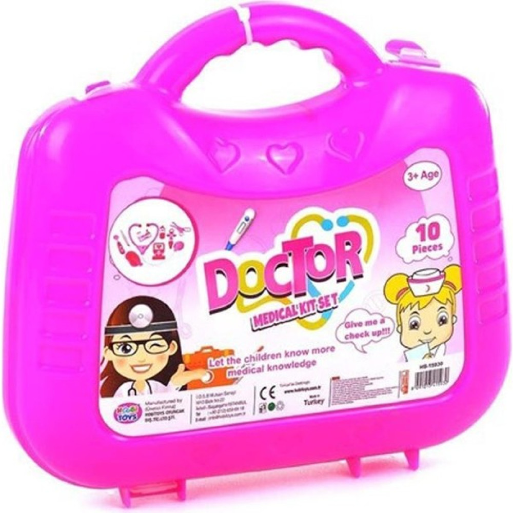 Kelebek Oyuncak Çantalı Doktor Seti - Kız - Pembe Oyun Seti Fiyatı