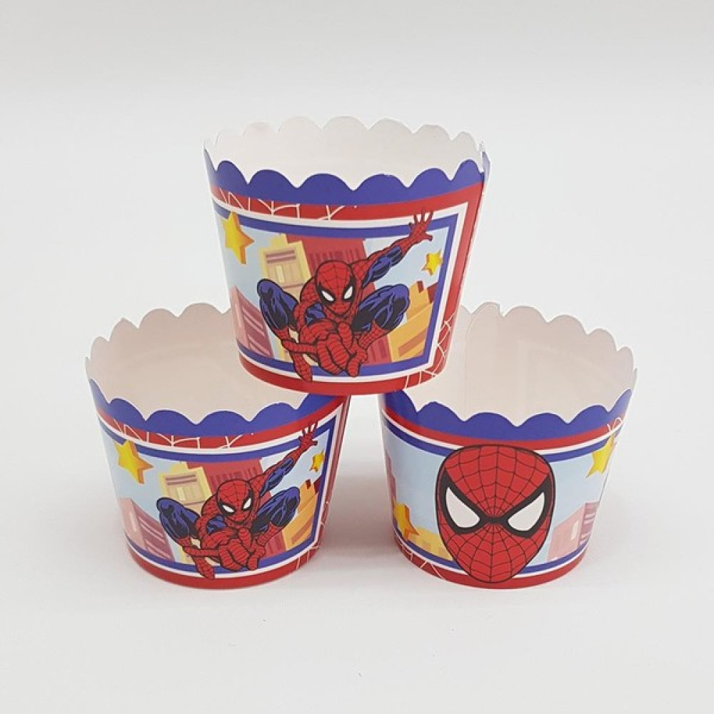 Kelebek Oyuncak Spiderman Cupcake Muffin Kabı 25 Adet Kek Kalıpları Fiyatı
