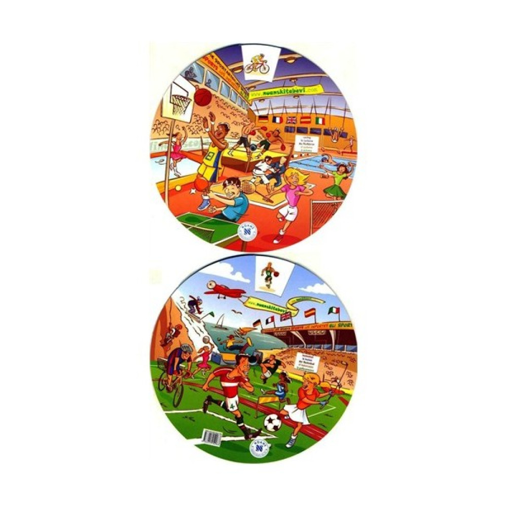 Kelime Çarkı – Spor (İngilizce, İspanyolca, Almanca, Fransızca, İtalyanca) Multilingual Vocabulary W-Kolektif Yabancı Dil Öğretici Kitaplar ve Eğitim Setleri Fiyatı