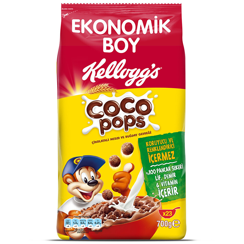 Kellogg's Coco Pops Mısır Gevreği 700 Gr Kahvaltılık Gevrek Fiyatı