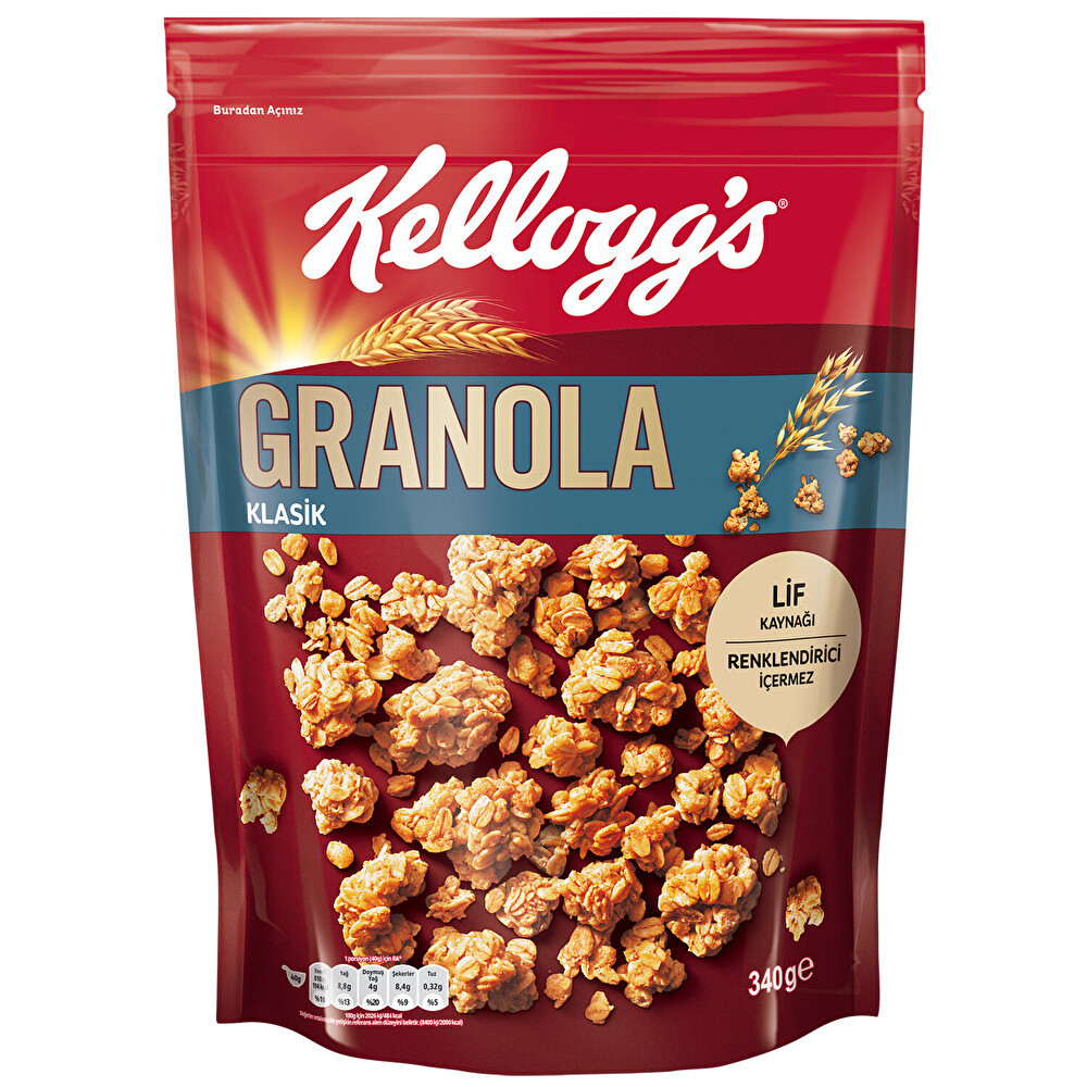 Kellogg's Granola Klasik 340 G Kahvaltılık Gevrek Fiyatı
