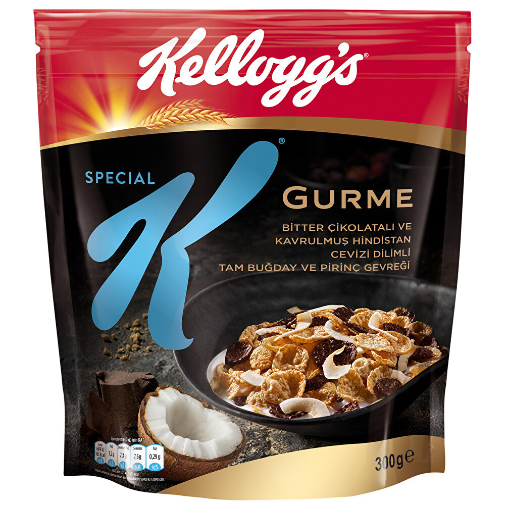 Kellogg's Special K Bitter Çikolata Kavrulmuş Hindistancevizi 300 Gr Kahvaltılık Gevrek Fiyatı