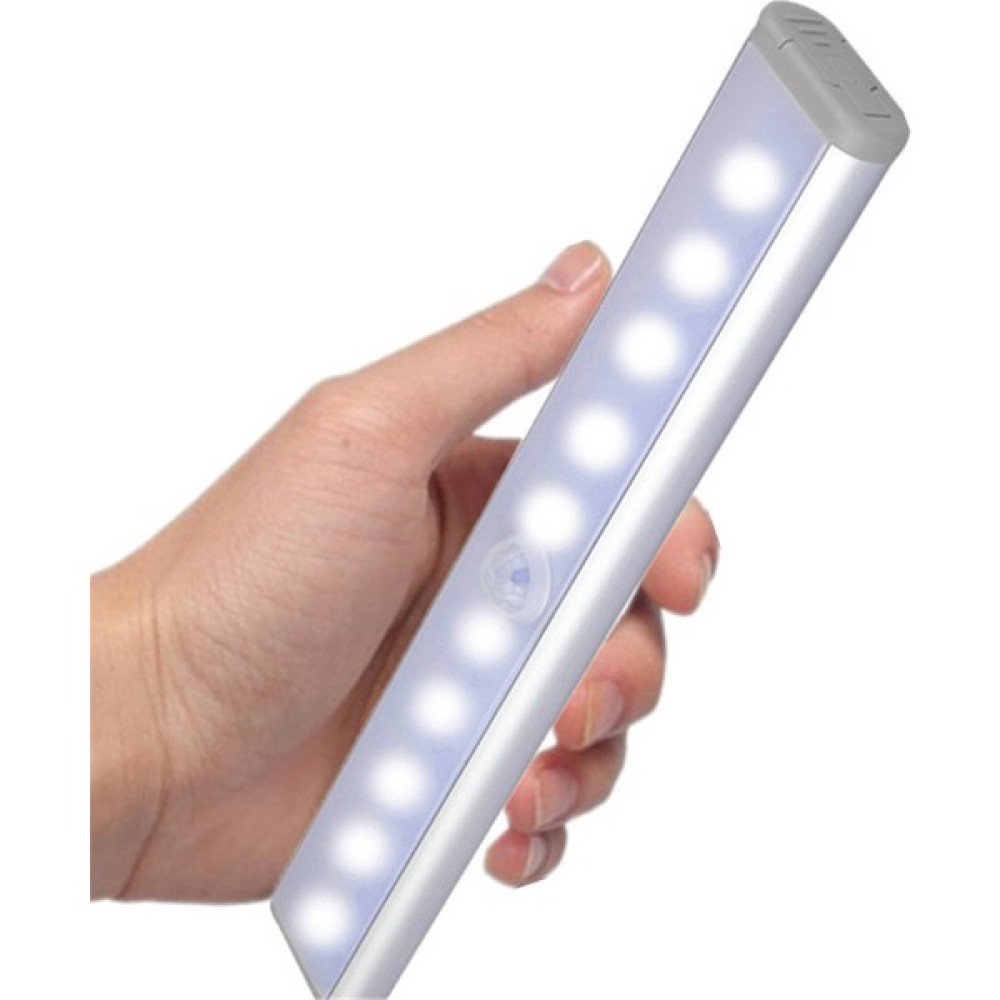 Keluofu Dolap Koridor Klozet Için 10 LED Gece Lambası Pir Hareket Sensörü Duvar Lambası (Yurt Dışından) - Beyaz Gece Lambası Fiyatı