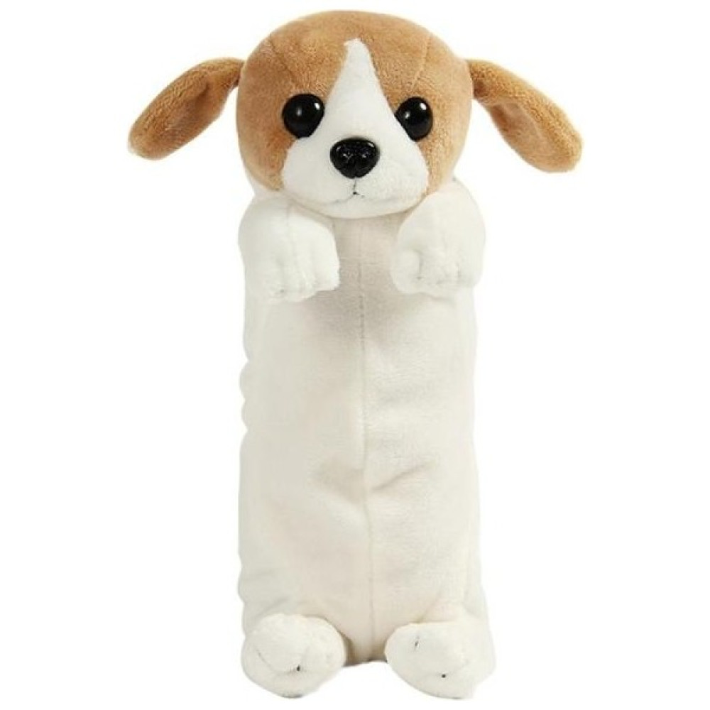 Keluofu Karikatür Peluş Kalem Kutusu Kawaii Peluş Köpek Okul Ofis Malzemeleri Kalem Çantaları (Yurt Dışından) - Taba - Beyaz Kalemlik (Kalem Kutusu) Fiyatı