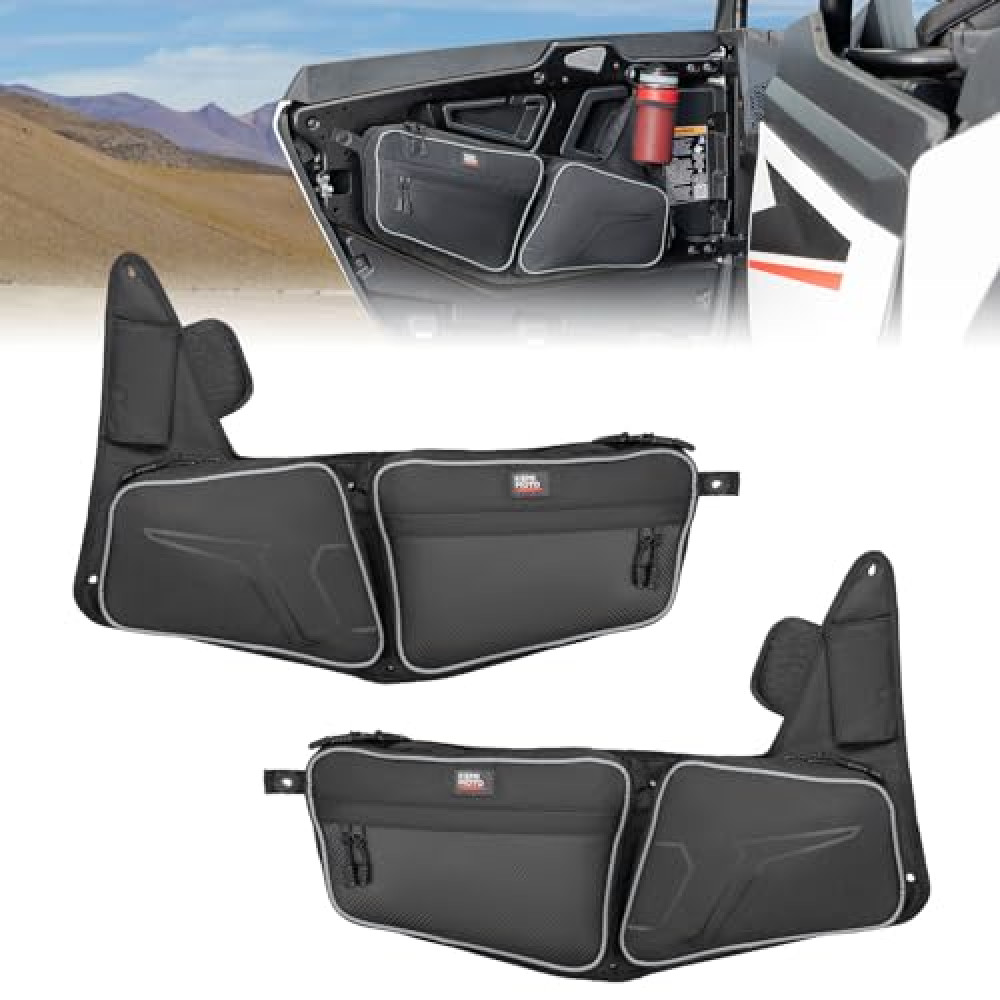 KEMIMOTO 2024/2025+ XP 1000 Front Door Bags, UTV Storage Side Tool Bags, PVC Wear Resistant Double Zippers, Compatible With 2024/2025+ Polaris RZR XP 1000/4 1000 UTV Motorcycle Bags Fiyatı