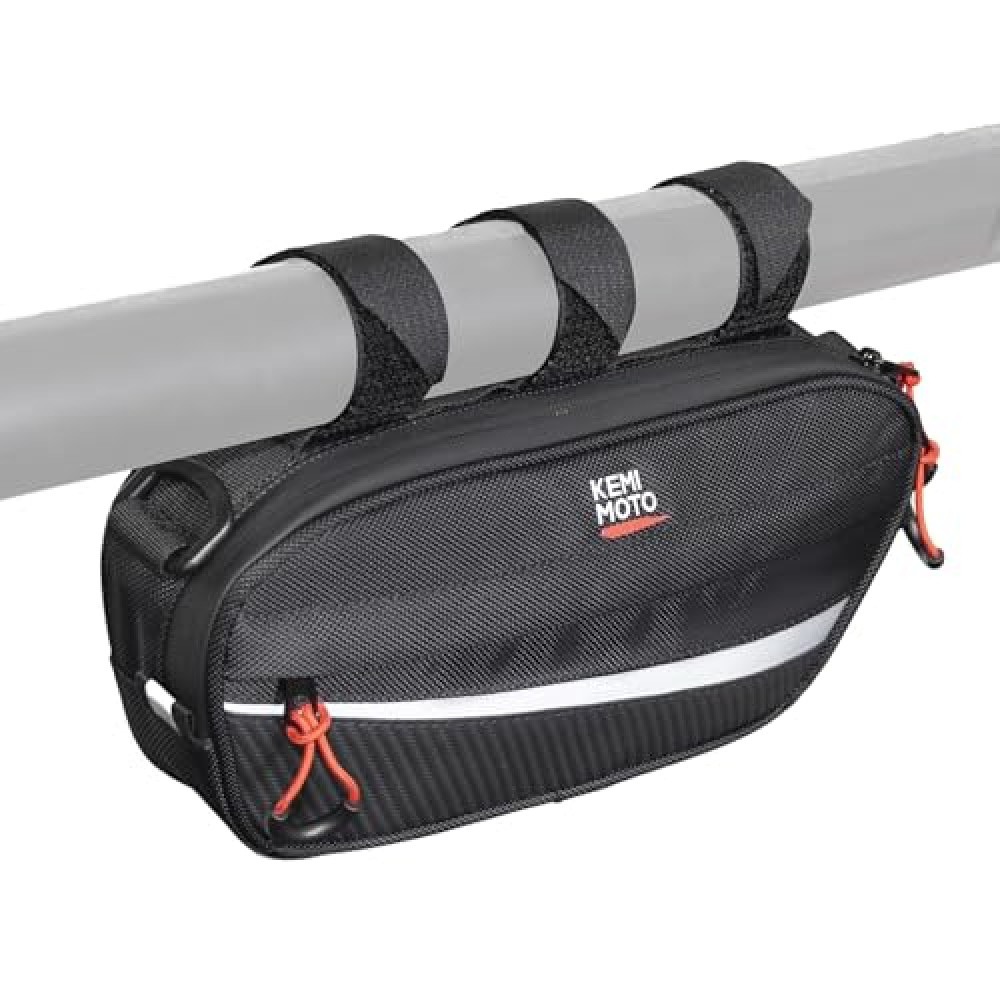KEMIMOTO UTV Roll Cage Storage Bag Universal 1680D Grab Handle Storage Bag Dimensions 11" x 5" Side by Side Accessories Compatible with UTV, ATV, Golf Cart, Bike, Off-road Vehicle Motorcycle Bags Fiyatı