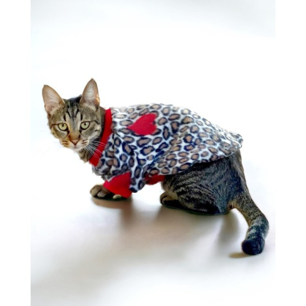 Kemique Animal Leo Print Sweat Kedi Süeteri Kedi Kıyafeti - Renkli - S Evcil Hayvan Ürünleri Fiyatı