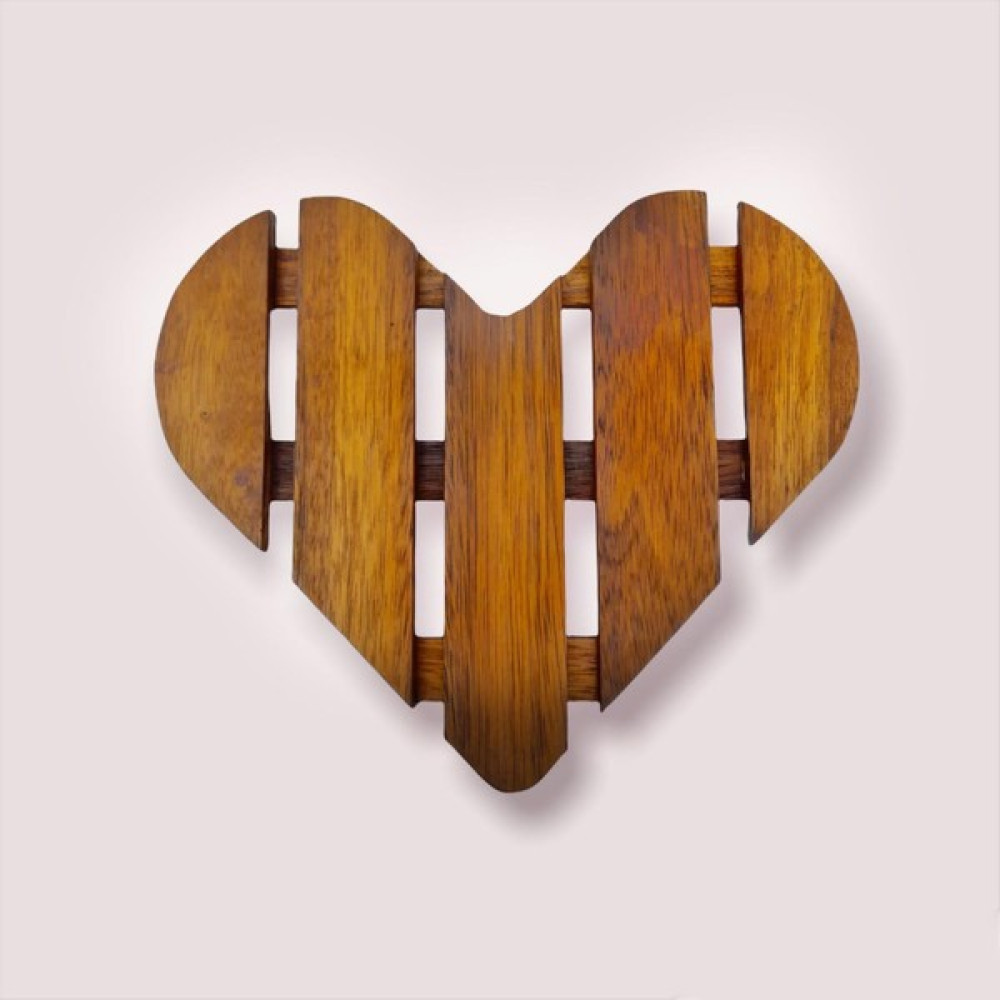 Kemique Kalp Yer Döşemesi 35 Cm,adım Ahşabı,bahçe Ahşabı,yürüme Ahşabı,wooden Deck Heart - Kahverengi Oto Boyaları Fiyatı