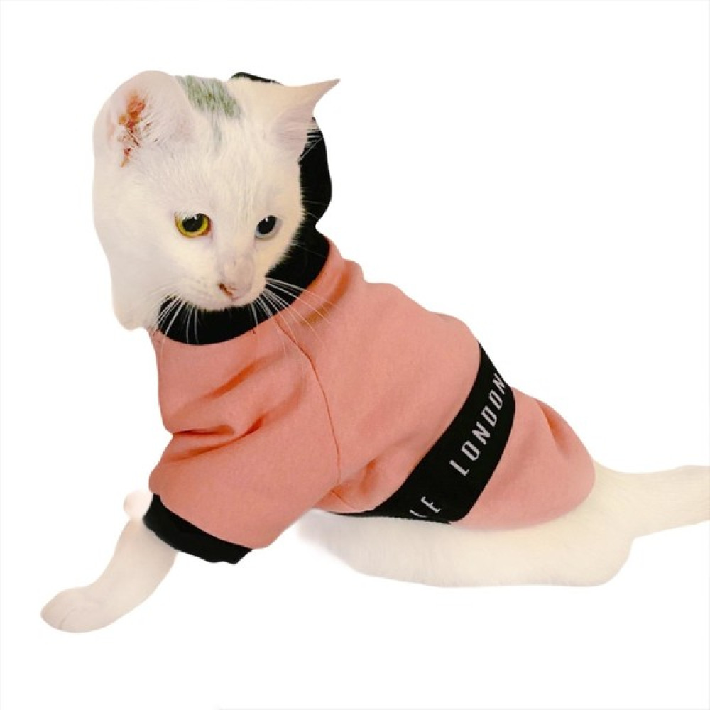 Kemique London Pineapple Kapsonlu Sweatshirt Kedi Süeteri Kedi Kıyafeti XL - Pembe Evcil Hayvan Ürünleri Fiyatı