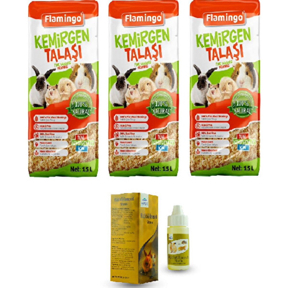 Kemirgenler Için Talaş (3 Paket) 1 Adet Vitamin Evcil Hayvan Ürünleri Fiyatı