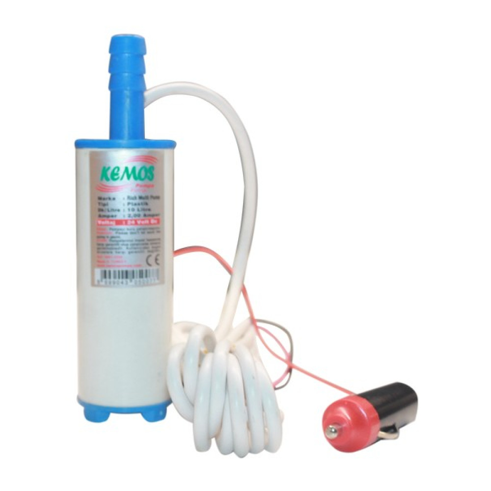 Kemos Rich 12 Volt Plastik Dalgıç Tipi Sıvı Aktarma Pompası(Çakmaklık) Su Motoru Fiyatı