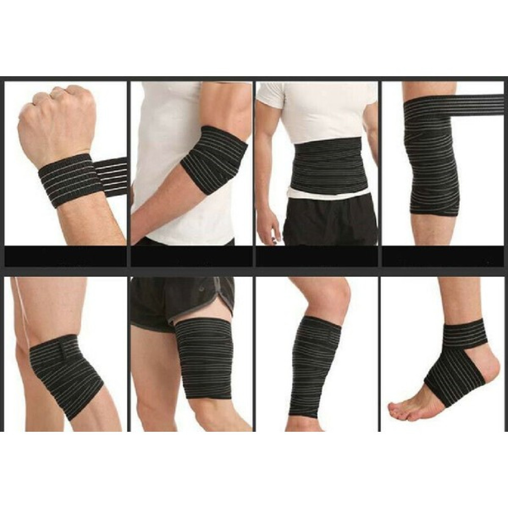 Kemsad 1 Adet Elastik Bandaj Bilek Buzağı. Dirsek,bacak, Ayak Bileği Koruyucu Fitness Kondisyon Aksesuarları Fiyatı