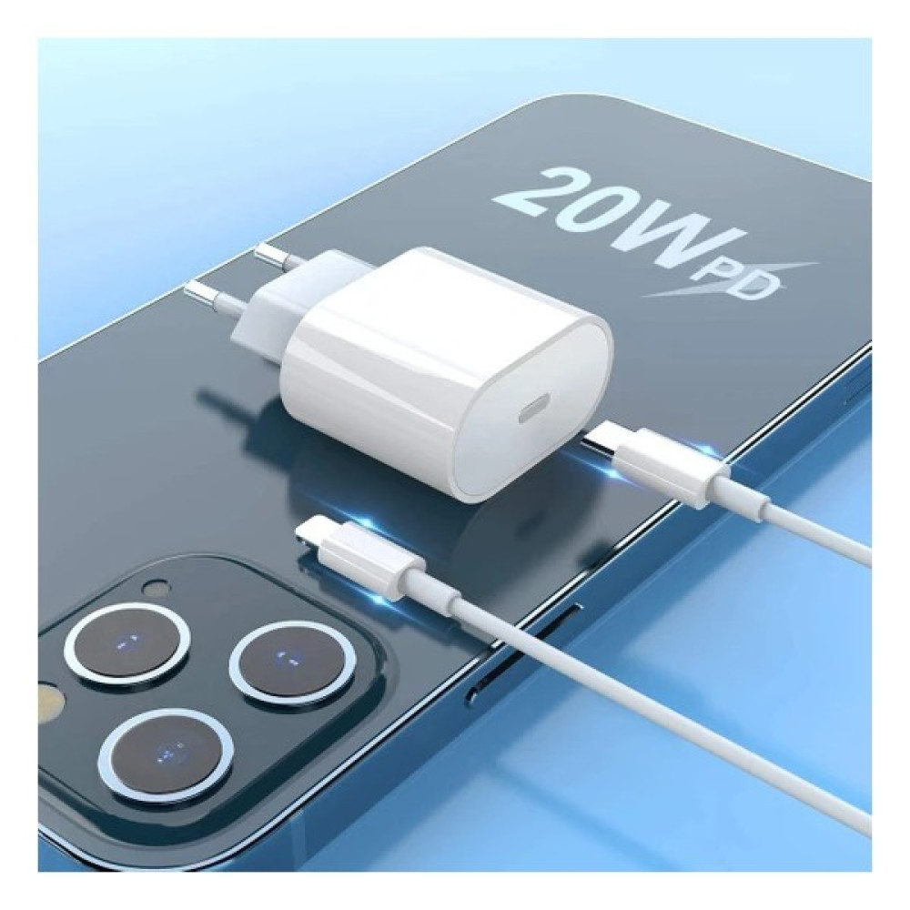 Kemsuca Apple iPhone 13/12/11 Için Hızlı Şarj Aleti Seti Usb-C 20W Adaptör + Usb-C Kablo. Apple iPhone 13/13 Pro/12/12 Pro/11/11 Pro/se/xs/xr/x/8/8... Cep Telefonu Şarj Cihazı Fiyatı