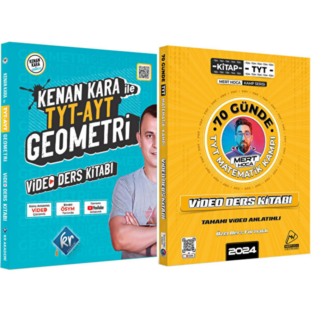 Kenan Kara TYT-AYT Geometri Kampı ve Mert Hoca 70 Günde TYT Matematik Kampı 2li Set Temel Yeterlilik Testi (TYT) Fiyatı