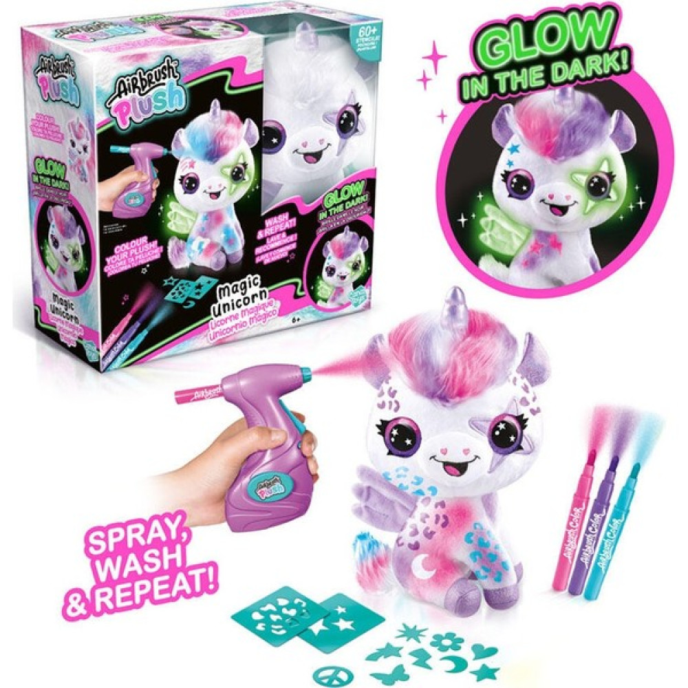 Kendi Unicorn'unu Tasarla: Karanlıkta Parlayan Sihirli Airbrush Peluş - Unicorn Peluş Oyuncaklar Fiyatı