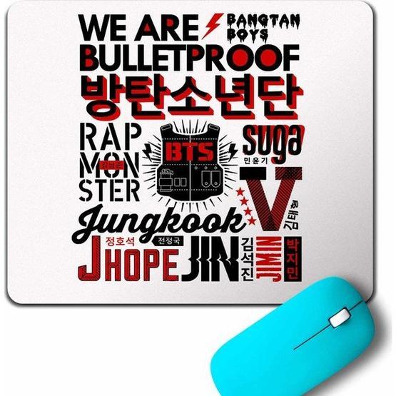 Kendim Seçtim Bts Bangtan Boys Collage Camiseta Mouse Pad