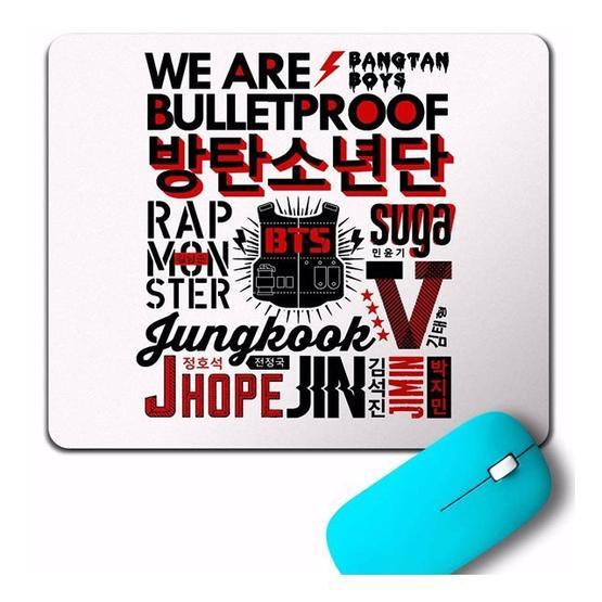 Kendim Seçtim Bts Bangtan Boys Collage Camiseta Mouse Pad